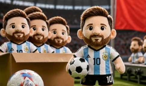 دمى ميسي تشعل سوق المشجّعين في الصين قبل كأس العالم 2026